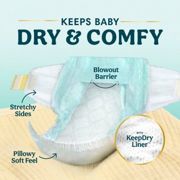 Pampers Swaddlers Diapers, Size 4 (15-34 lbs), Absorbent, Keeps Baby Dry & Comfortable, Skin Safe Disposable Baby Diaper, 66 ct