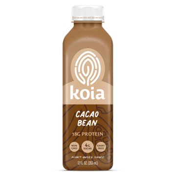 Koia Plant Based 18g Protein Shake - Cacao Bean
