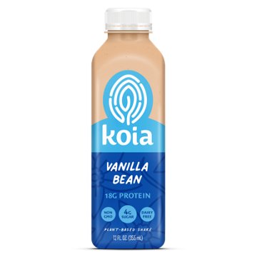 Koia Plant-Based 18g Protein Shake - Vanilla Bean