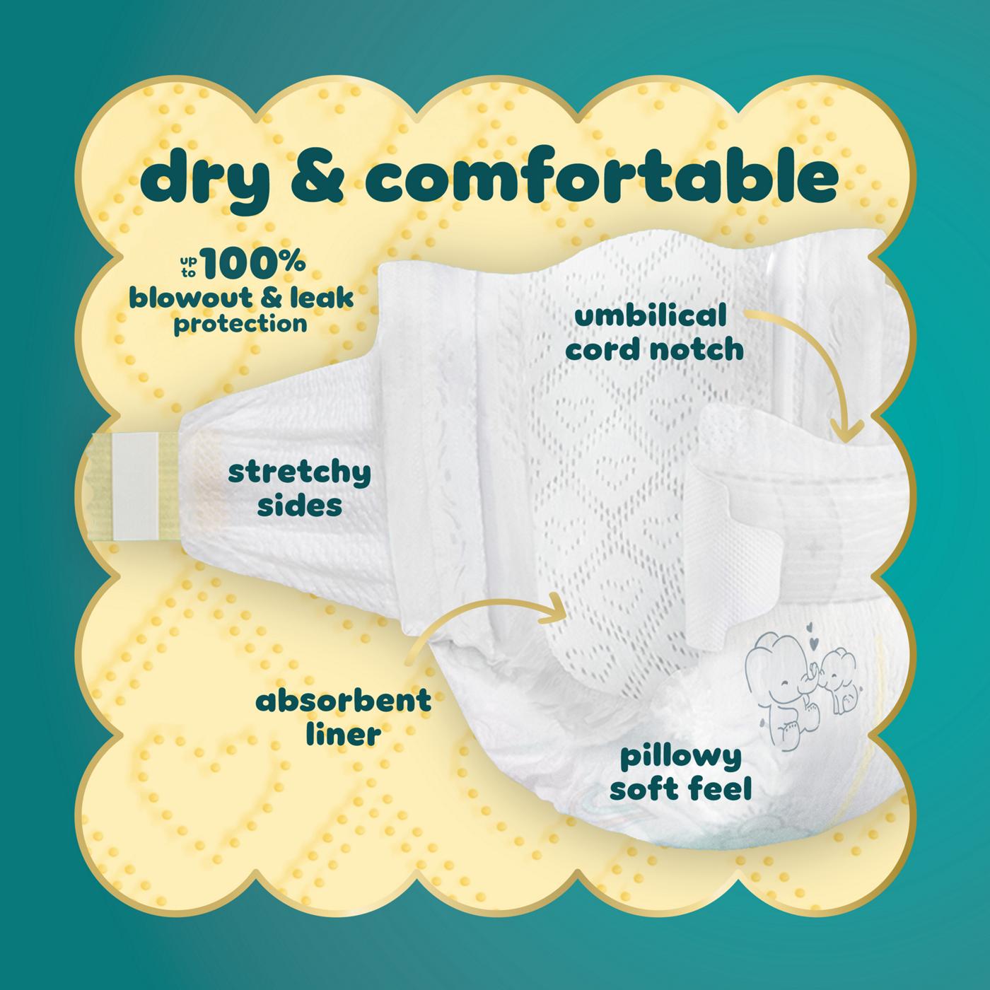 Pampers Swaddlers Baby Diapers - Newborn; image 3 of 10