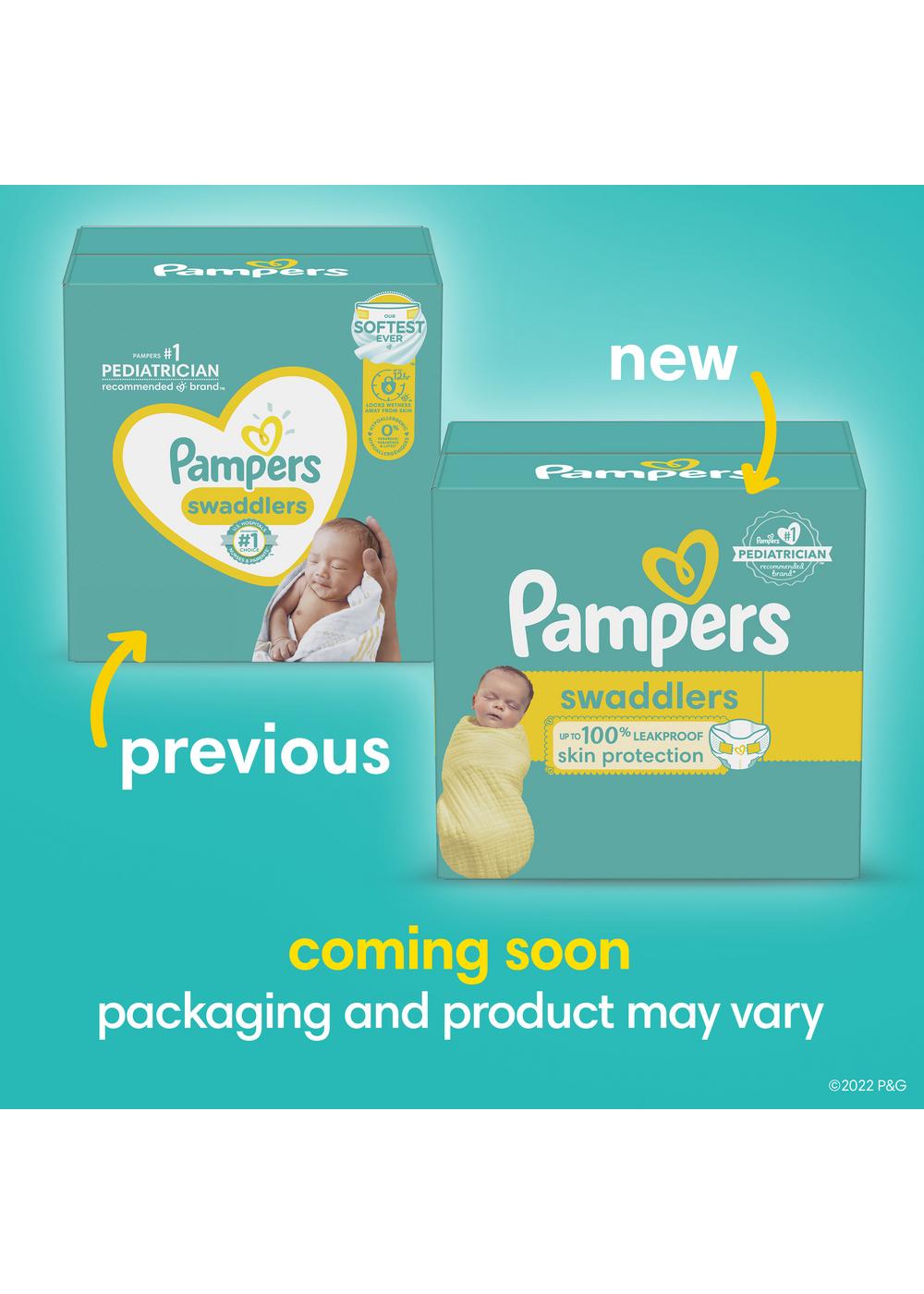 Pampers Swaddlers Baby Diapers - Newborn; image 6 of 10