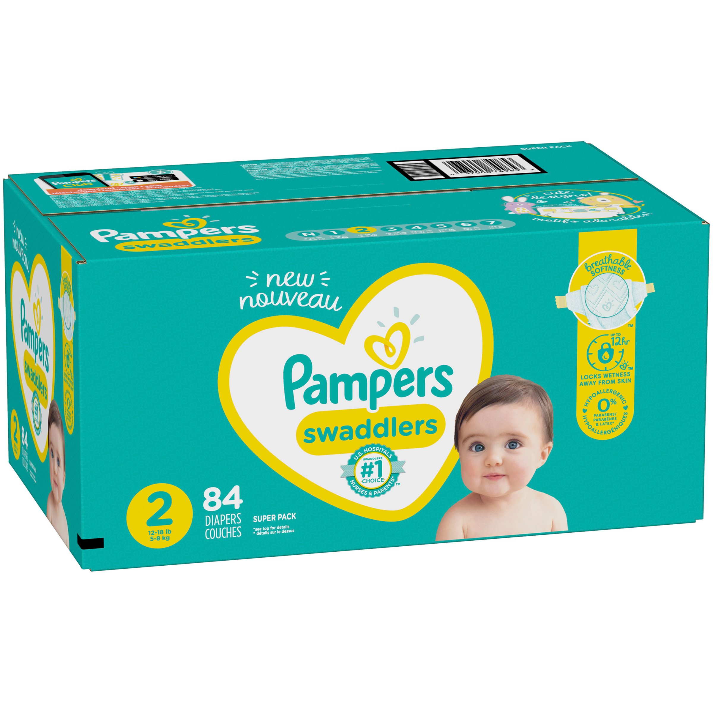 pampers swaddlers overnight size 2