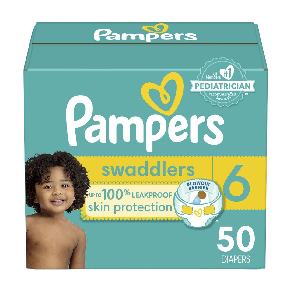 Pampers Swaddlers Baby Diapers Size