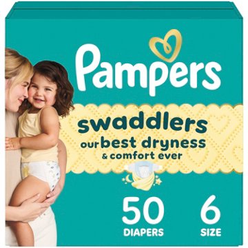 Pampers Swaddlers Baby Diapers - Size 6, 50 ct