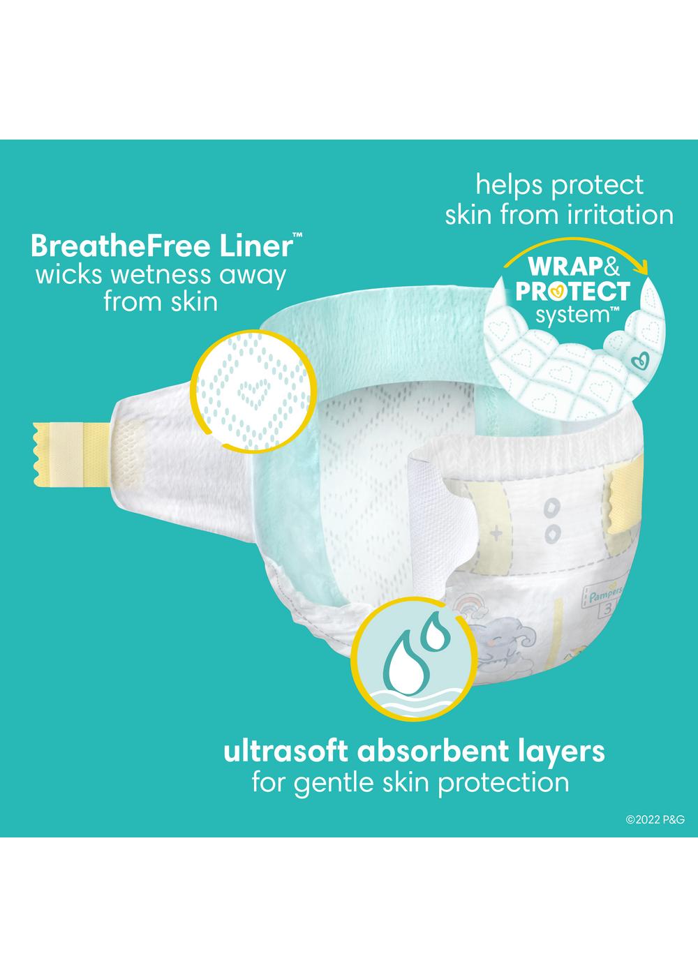 Pampers Swaddlers Baby Diapers - Size 6; image 3 of 8