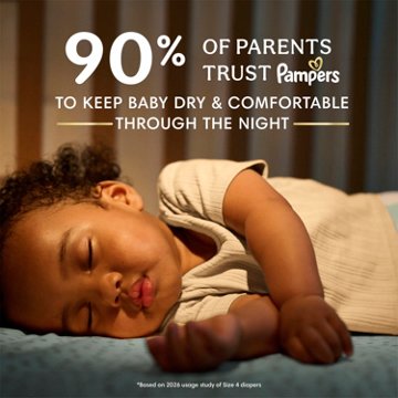 Pampers Swaddlers Diapers, Size 6 (23-44 lbs), Absorbent, Keeps Baby Dry & Comfortable, Skin Safe Disposable Baby Diaper
