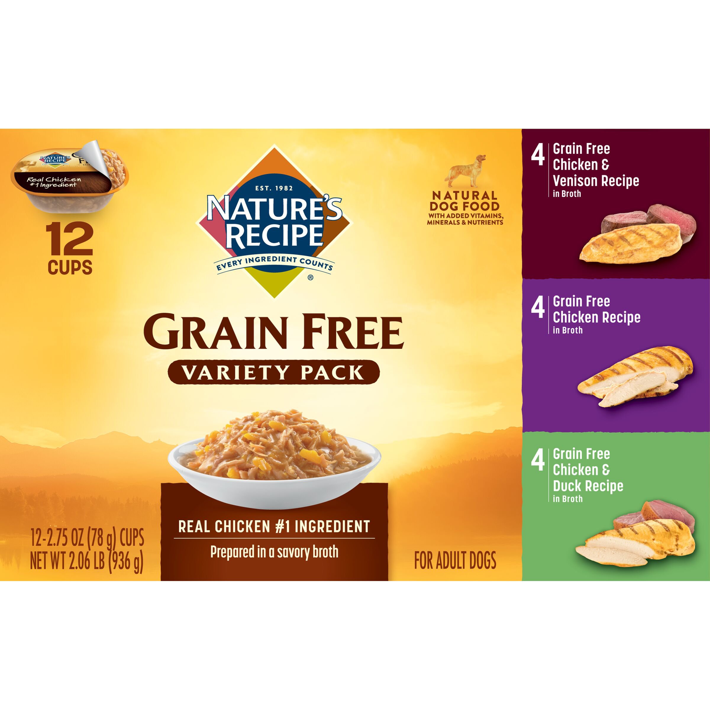 Nature's recipe grain clearance free puppy dog food