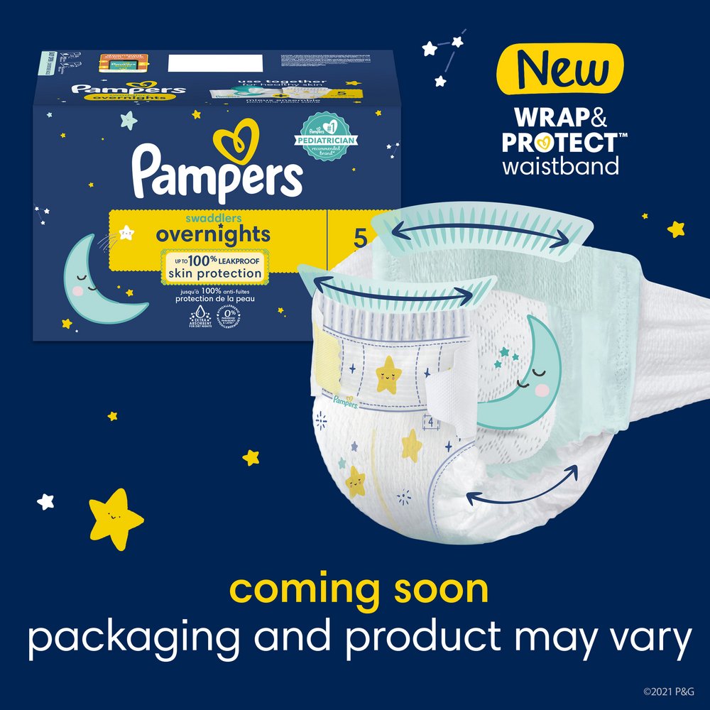 Pampers overnight best sale size 4