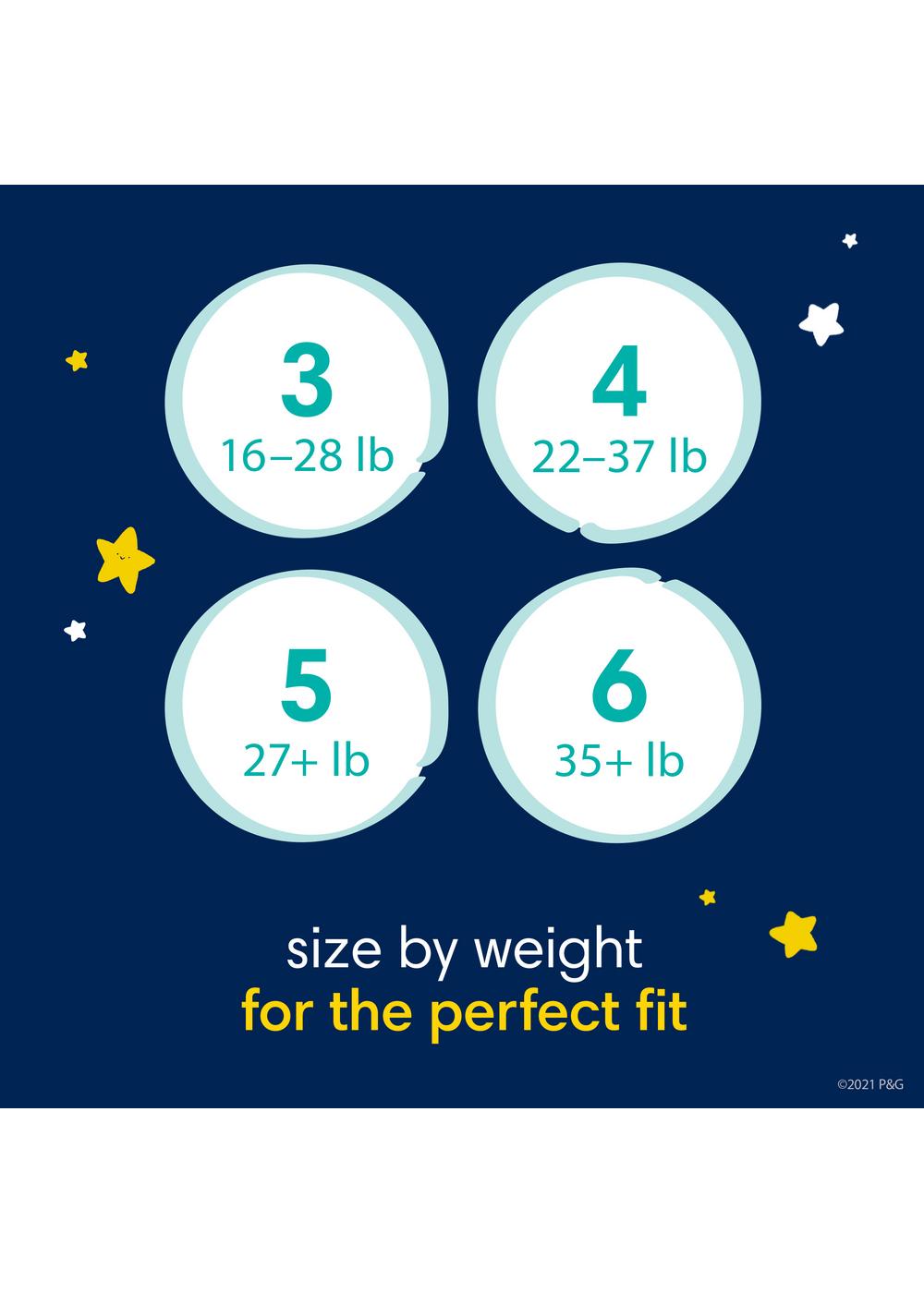 Pampers Swaddlers Overnight Diapers - Size 4; image 5 of 11