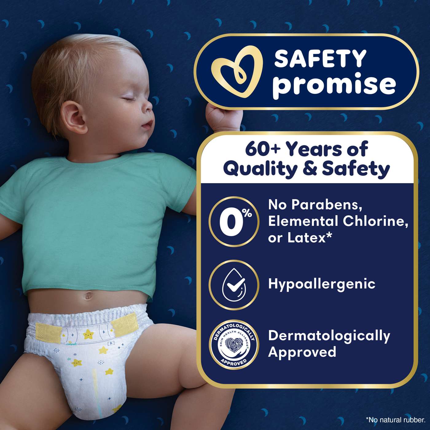 Pampers ZZZ Overnight Baby Diapers - Size 4 (22-37 lbs); image 5 of 10