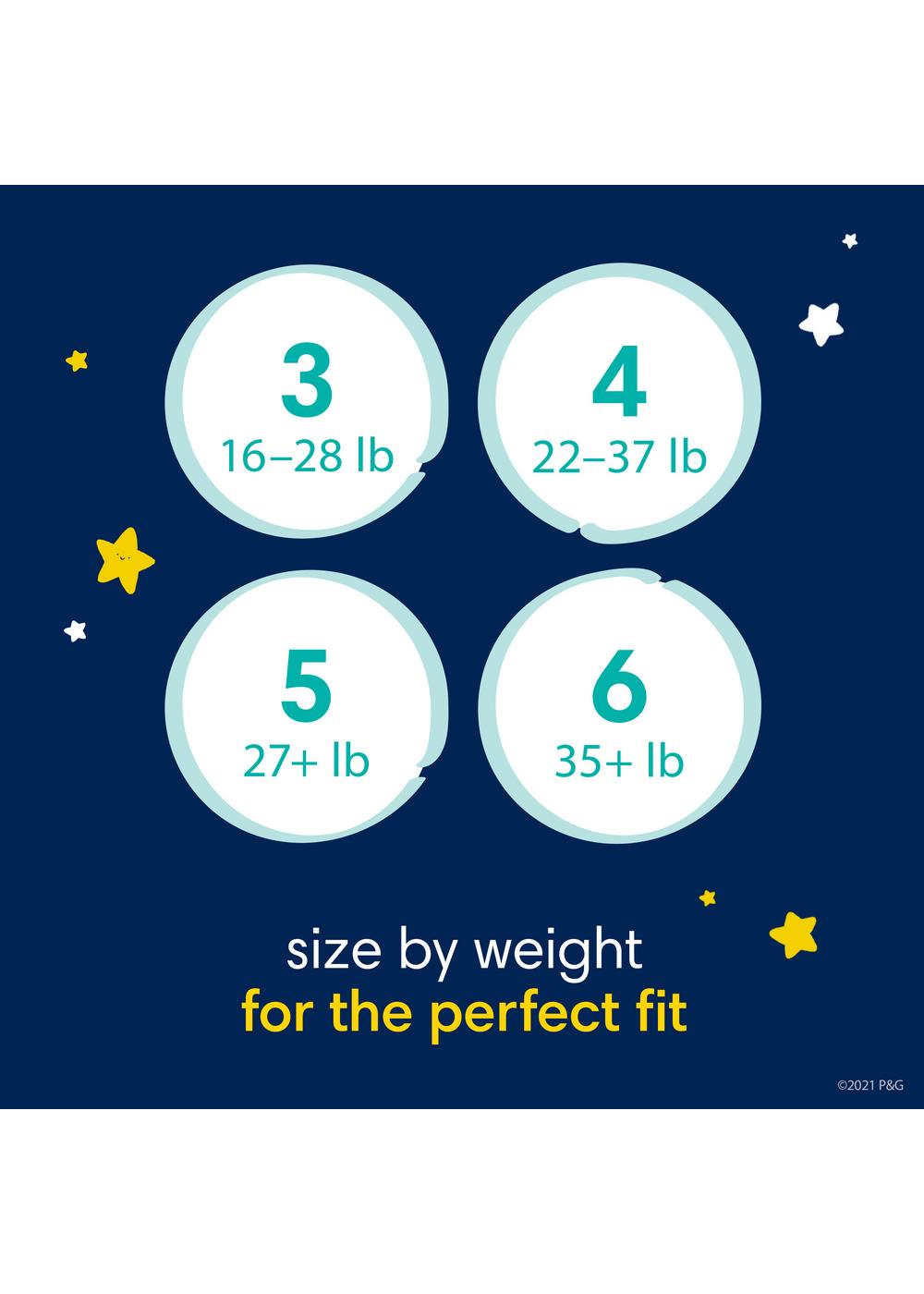 Pampers Swaddlers Overnight Diapers - Size 6 - Shop Diapers at H-E-B