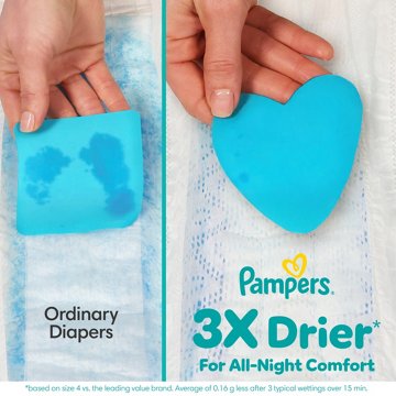 Pampers ZZZ Overnight Baby Diapers - Size 5 (27+ lbs)