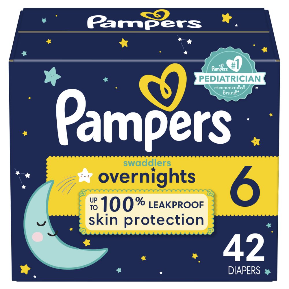 blootstelling Ambtenaren film Pampers Swaddlers Overnight Diapers Size 6 - Shop Diapers & Potty at H-E-B