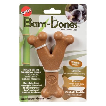 Spot Bam-Bones Chicken Flavor Chew Toy, EACH