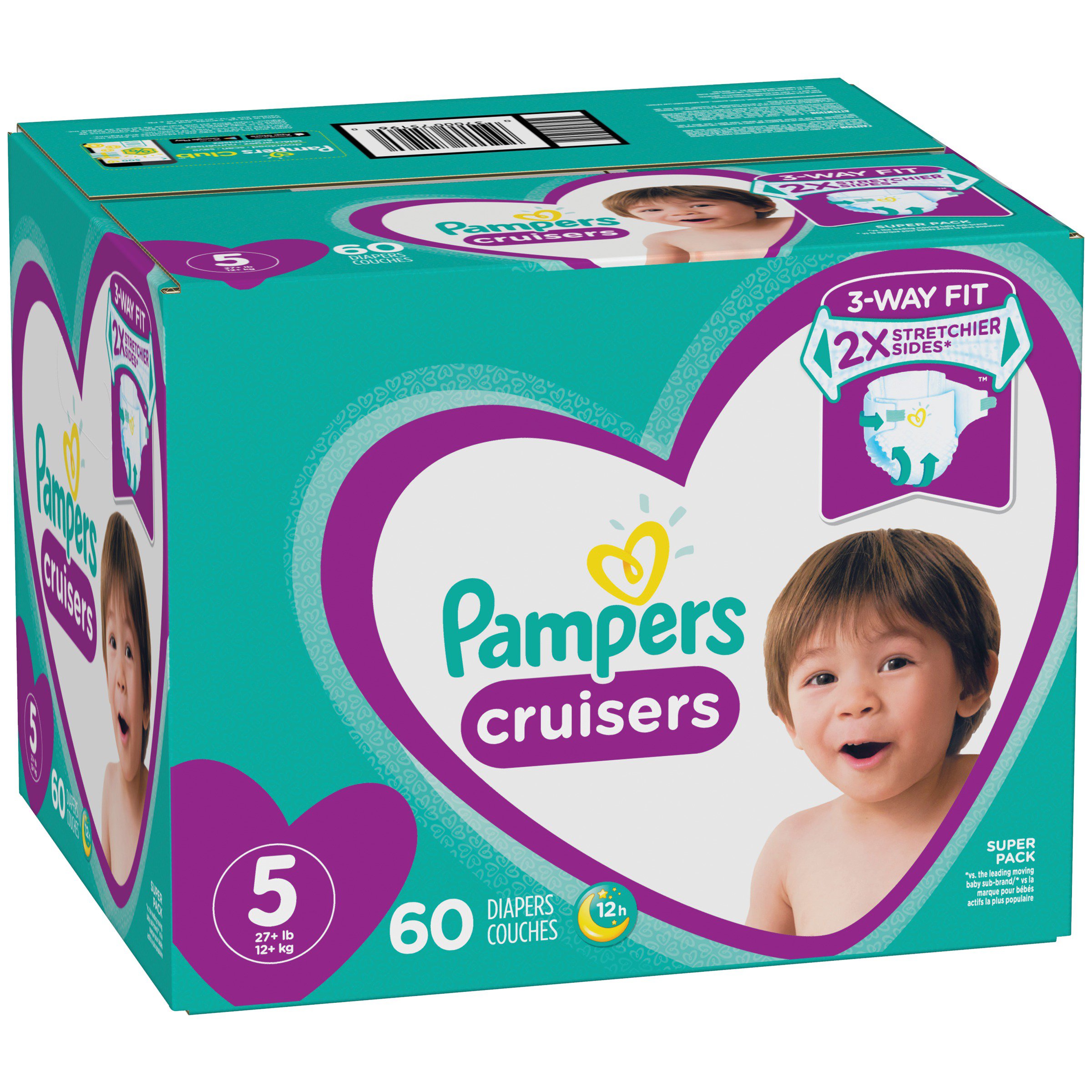 Pampers Cruisers Diapers 60 ct Shop Diapers at HEB