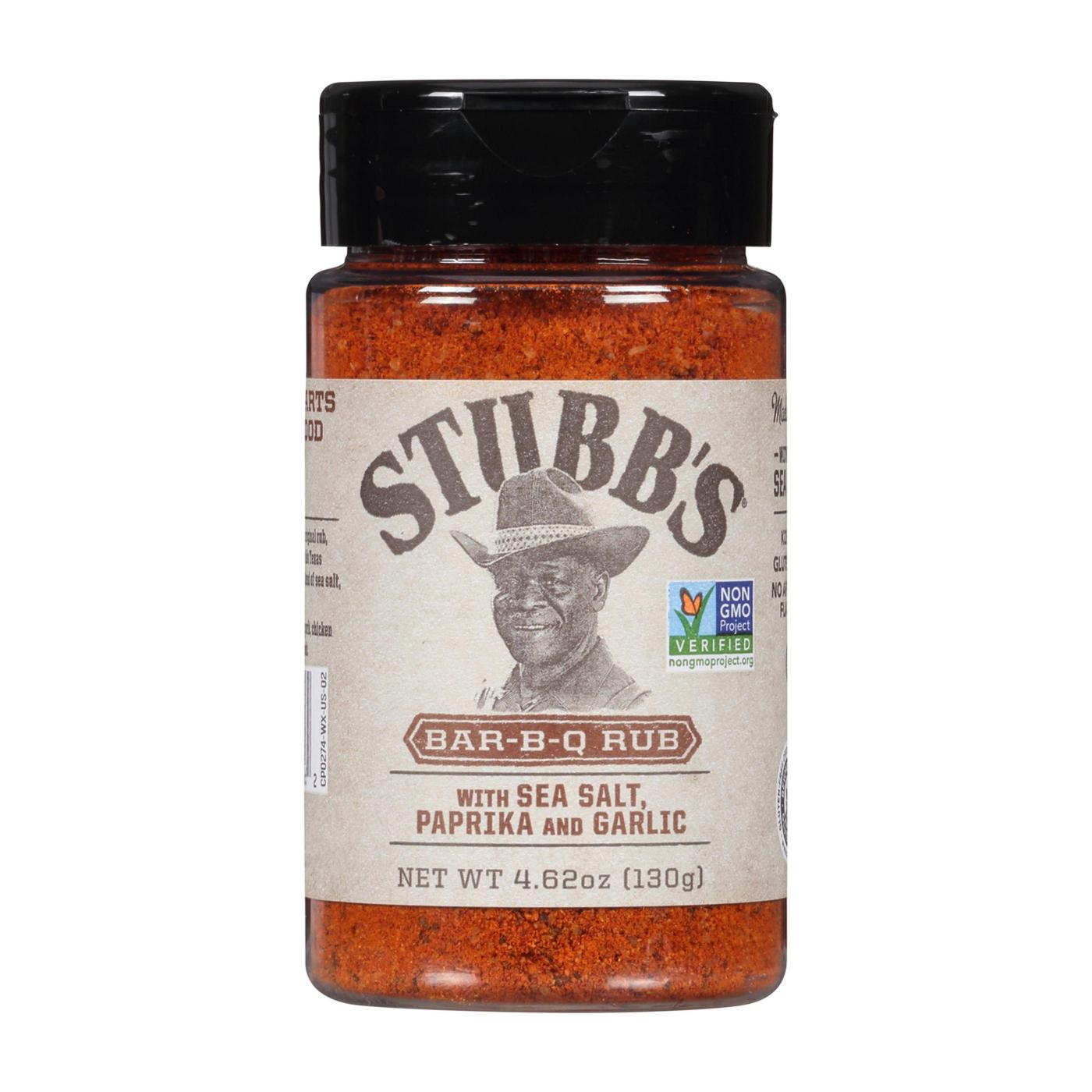 Stubb's BBQ Rub with Sea Salt Paprika and Garlic Shop Spice mixes at