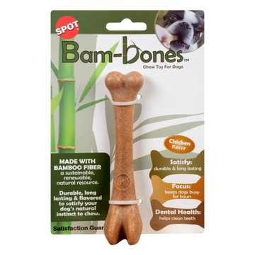 Spot Bam-Bones Chicken Flavor Chew Toy, EACH