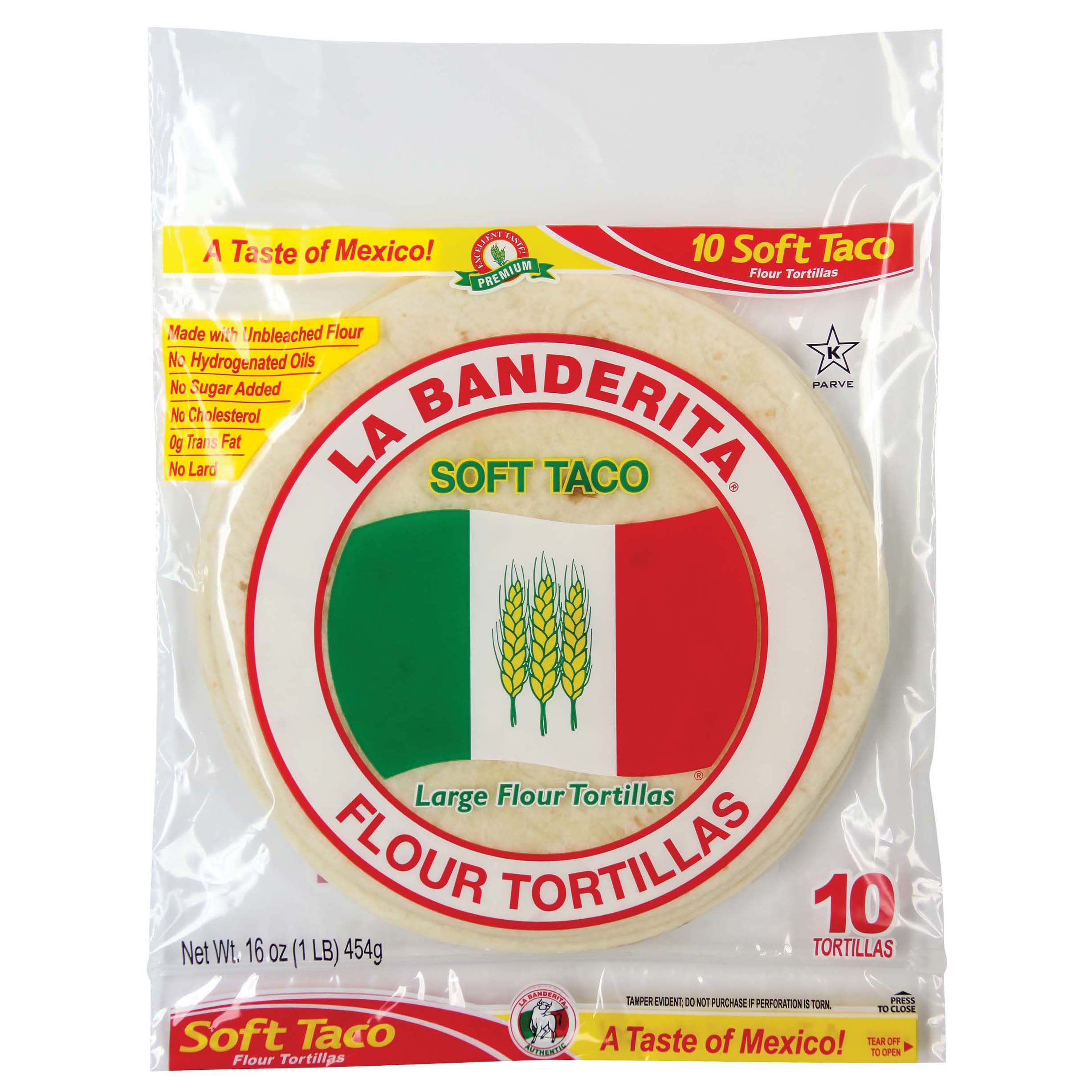 La Banderita Soft Taco Flour Tortillas Shop Tortillas at HEB