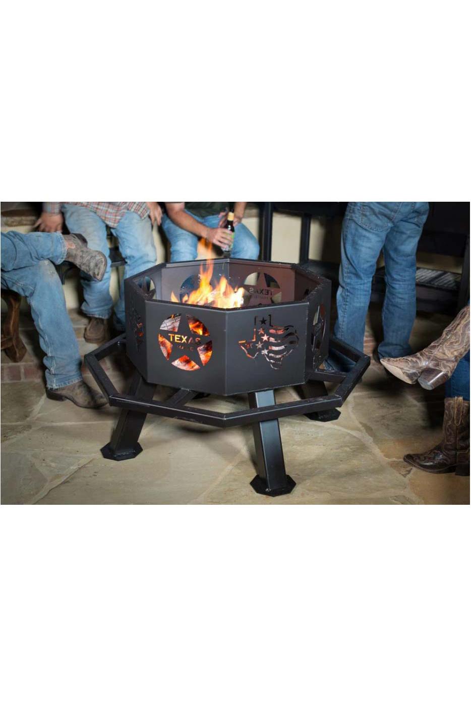 All Seasons Feeders Texas Theme Fire Pit; image 2 of 2