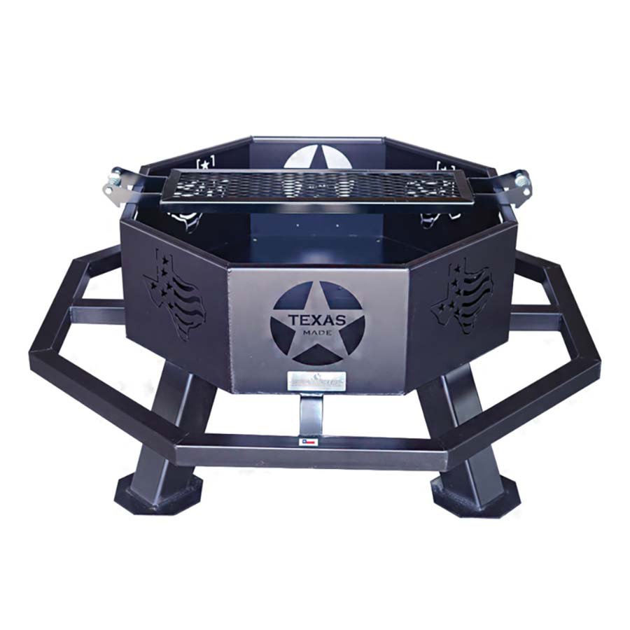 All Season Feeders Texas Theme Fire Pit - Shop Outdoor ...