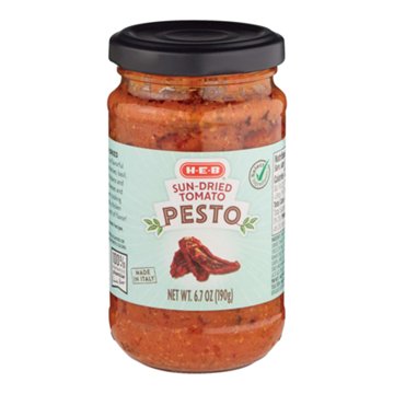 H-E-B Sun-Dried Tomato Pesto, 6.7 oz
