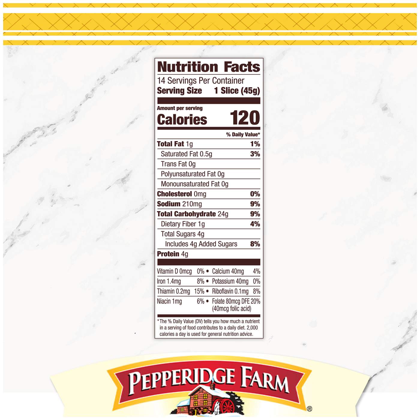 Pepperidge Farm Farmhouse Butter Bread; image 7 of 9