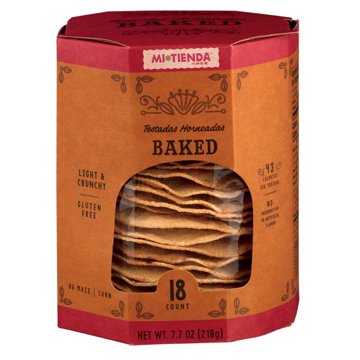 H-E-B Mi Tienda Baked Corn Tostadas, 18 ct