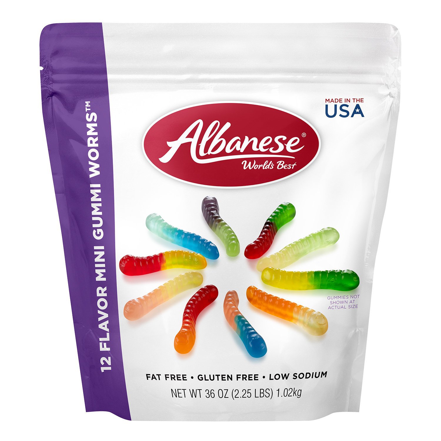 Albanese World's Best 12 Flavor Mini Worms Shop Candy at HEB