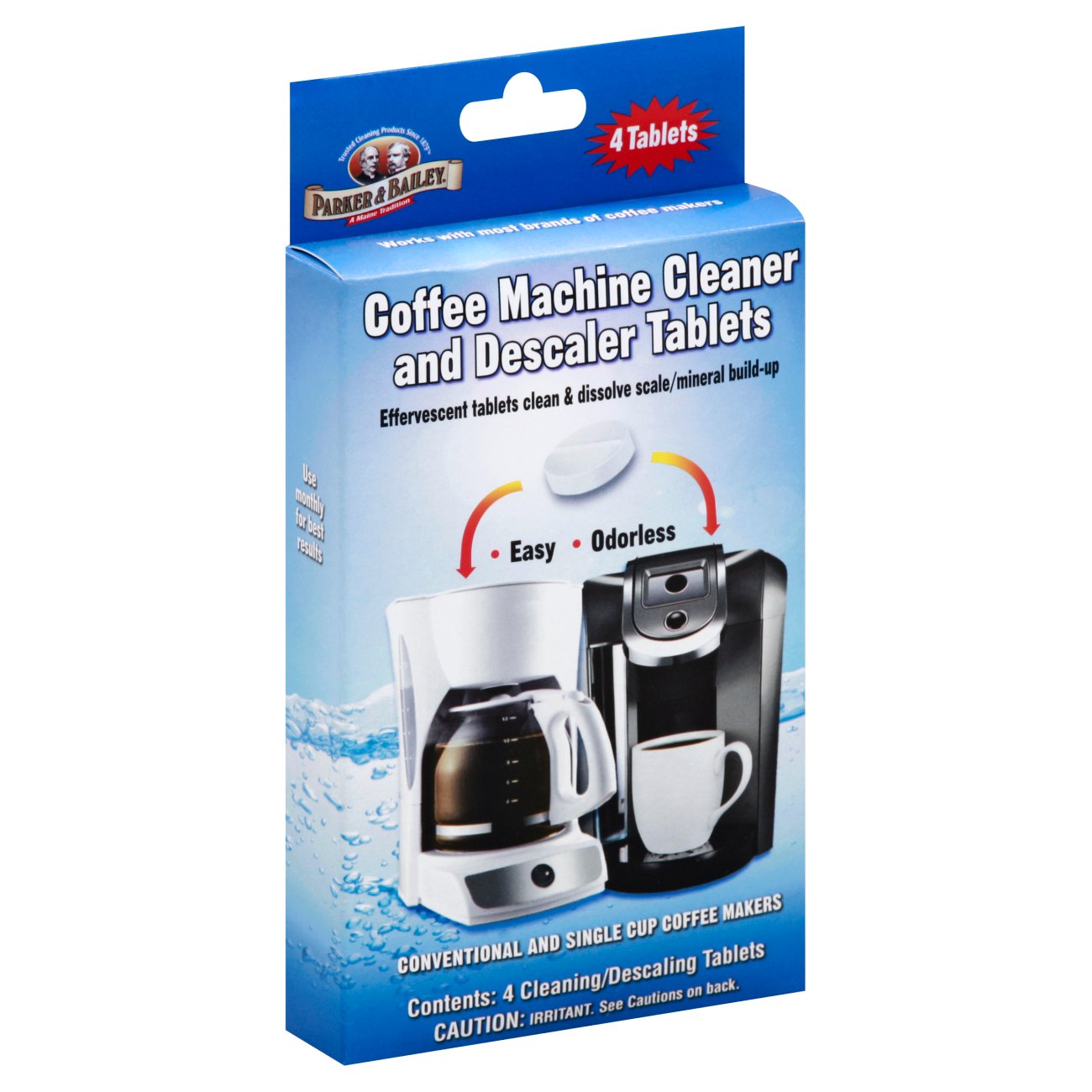 ACTIVE Coffee Maker Cleaner Tablets - Descales & Deep Cleans