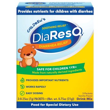 DiaResQ Children's Soothing Diarrhea Relief, 3 ct