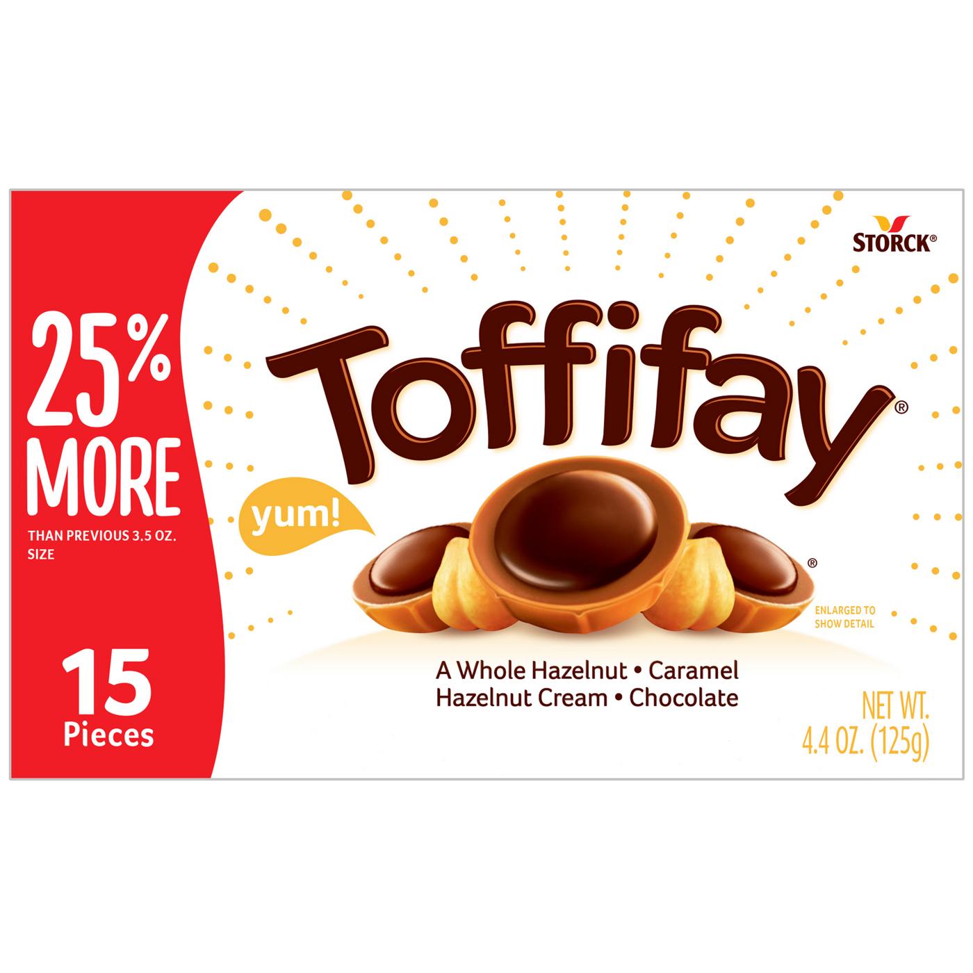 Toffifay Hazelnut Chocolate Caramel Candy Box; image 1 of 3