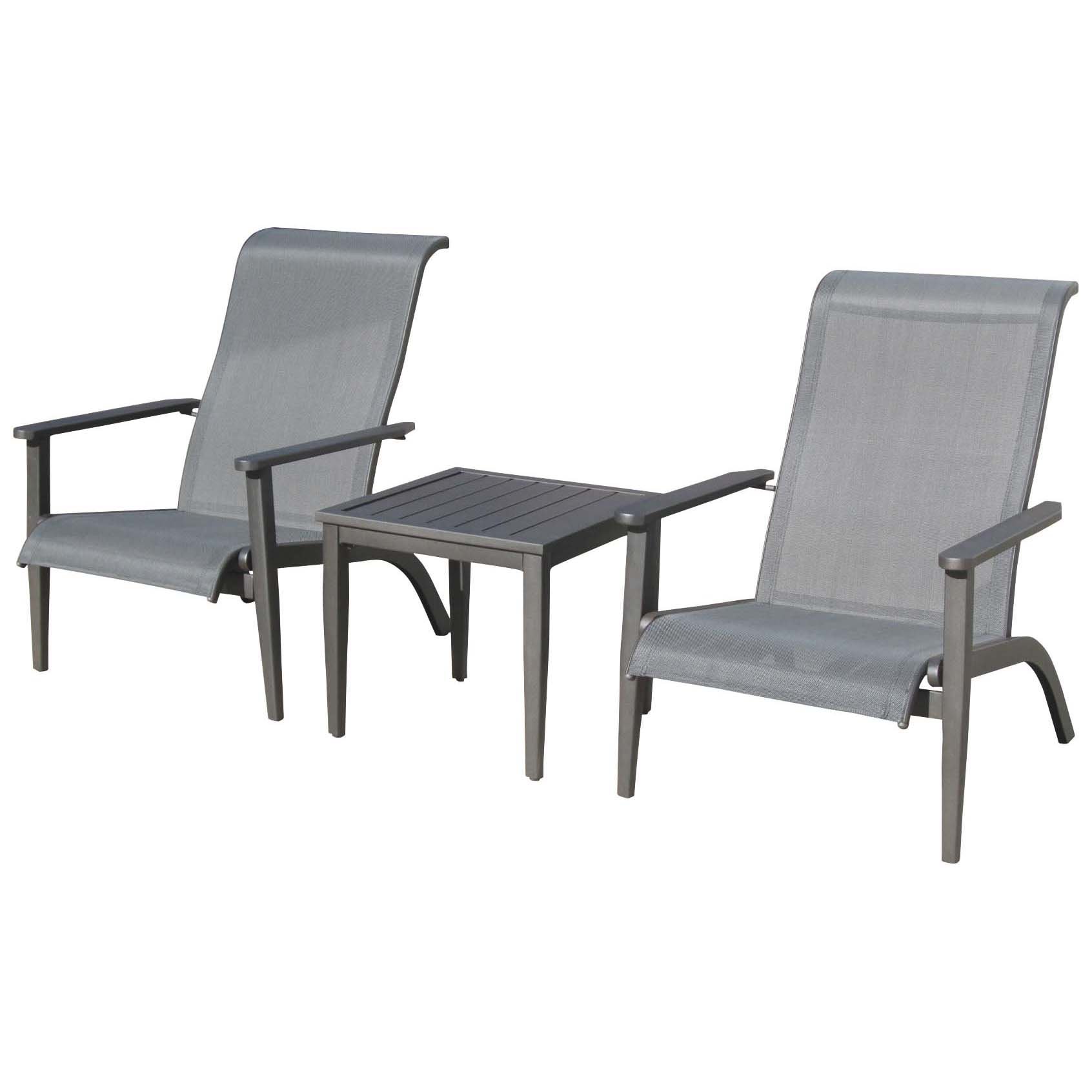 Outdoor Solutions Black Sling Bistro Shop Chairs Seating At H E B