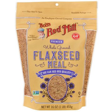 Bob's Red Mill Premium Whole Ground Flaxseed Meal, 1 lb
