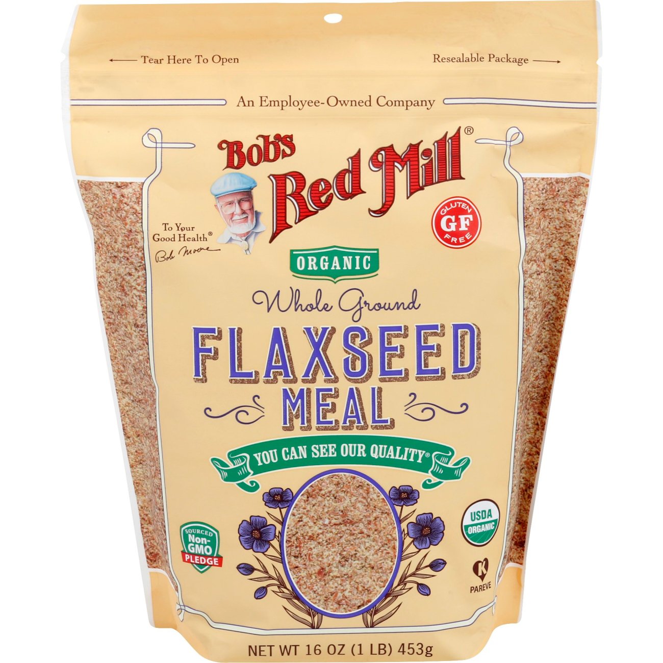Bob's Red Mill Organic Whole Ground Flaxseed Meal Shop Flour at HEB