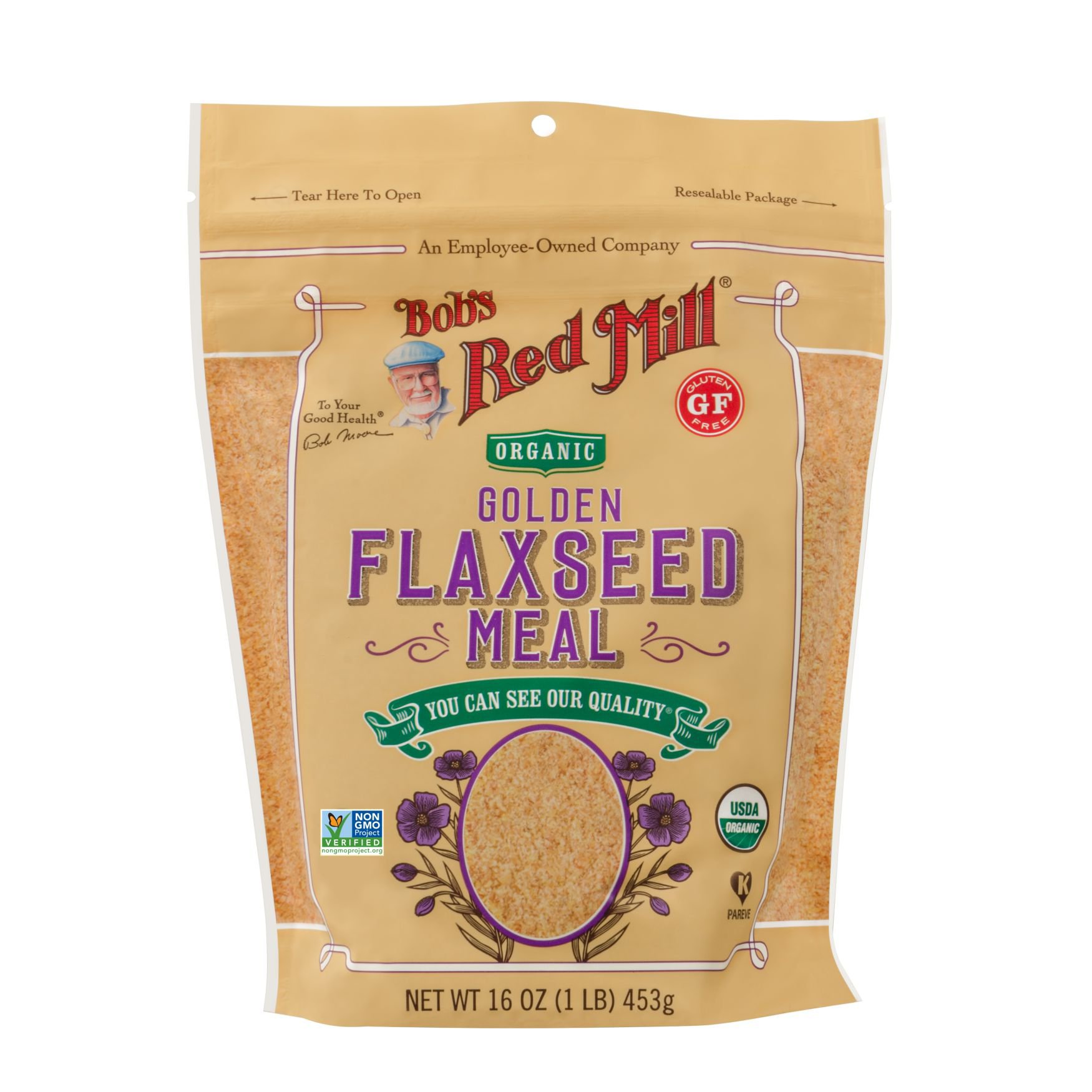 Bob's Red Mill Organic Golden Flaxseed Meal, 1 lb