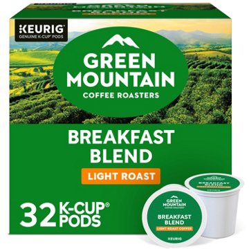 Green Mountain Coffee Breakfast Blend Light Roast Single Serve Coffee K Cups Value Pack