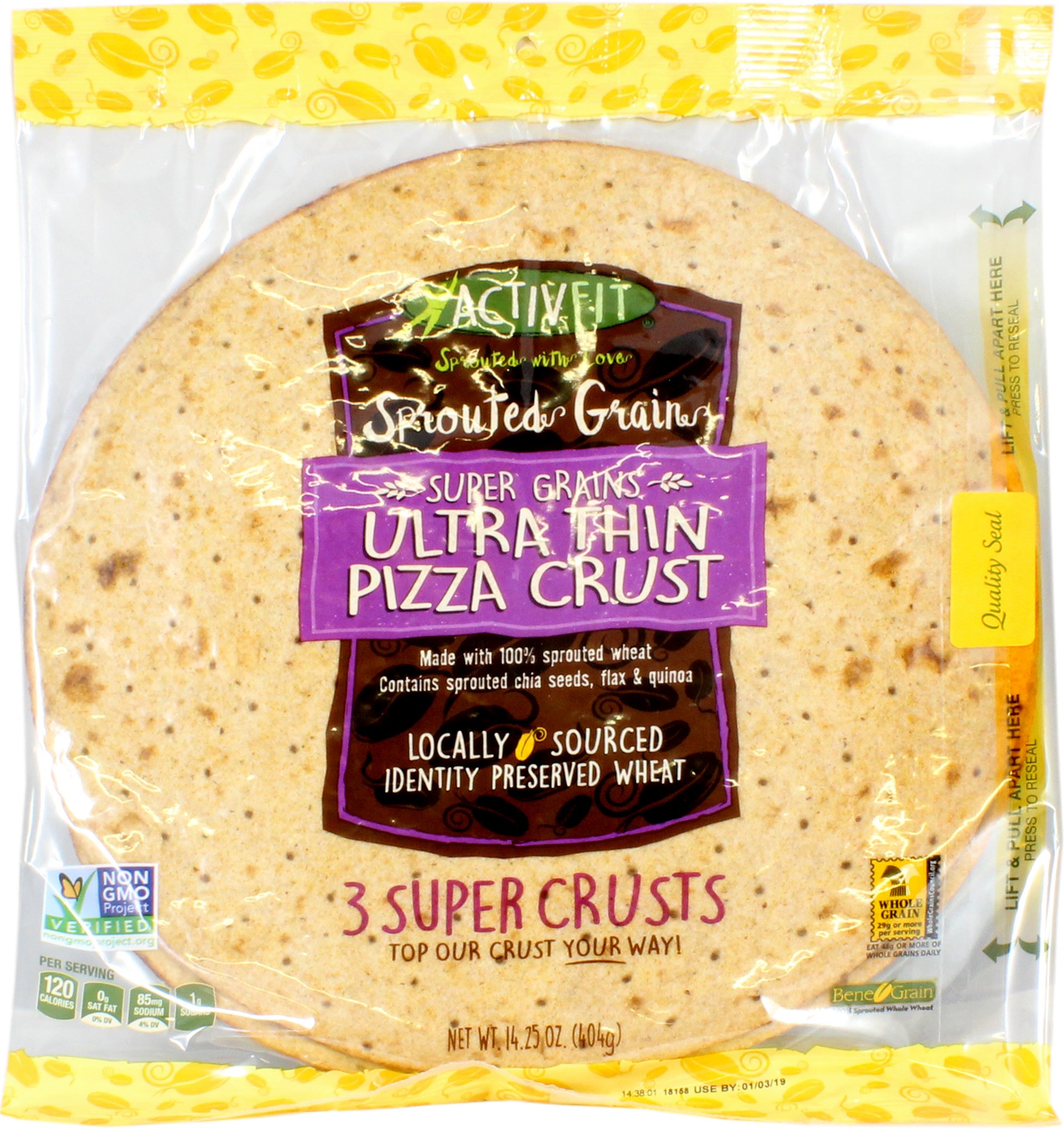 Golden Home Activfit Sprouted 12 Inch Pizza Crust Shop Pizza Crusts
