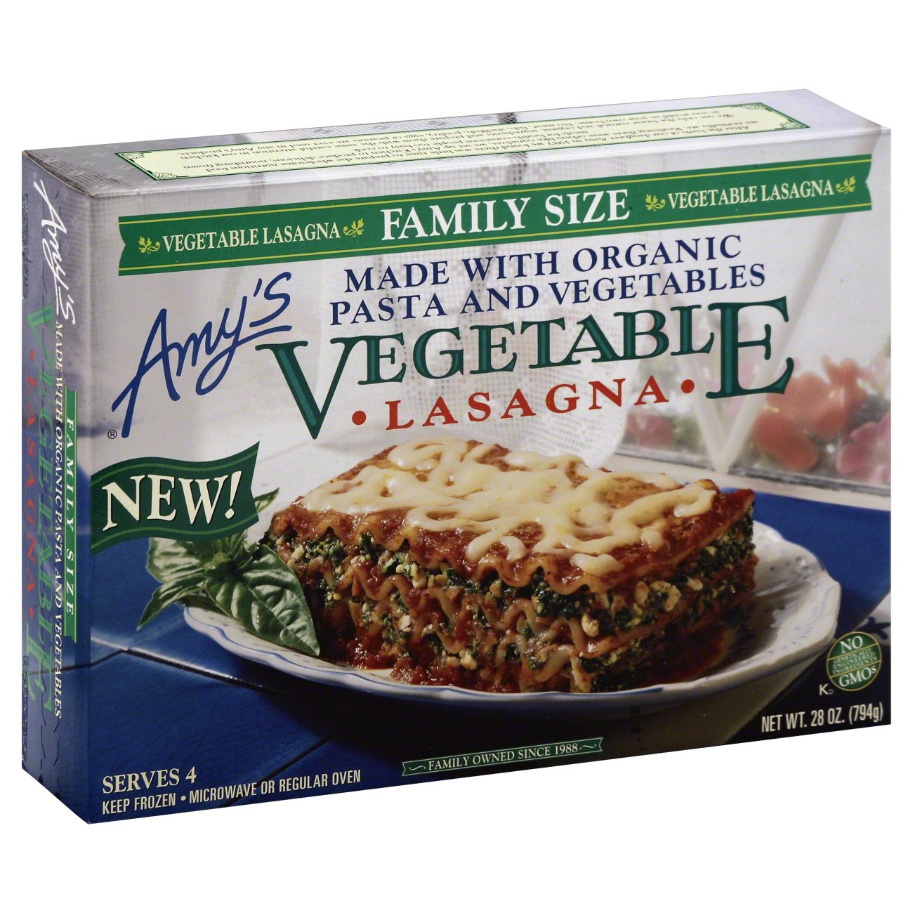 Amy's Vegetable Lasagna Family Size Shop Entrees & Sides at HEB