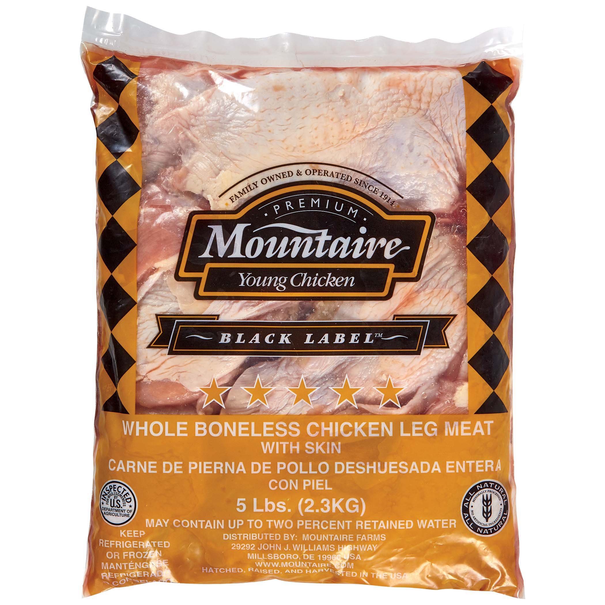 Mountaire Whole Boneless Chicken Leg Meat with Skin Shop Chicken at HEB