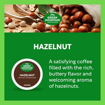Green Mountain Coffee Hazelnut Single Serve Coffee K Cups