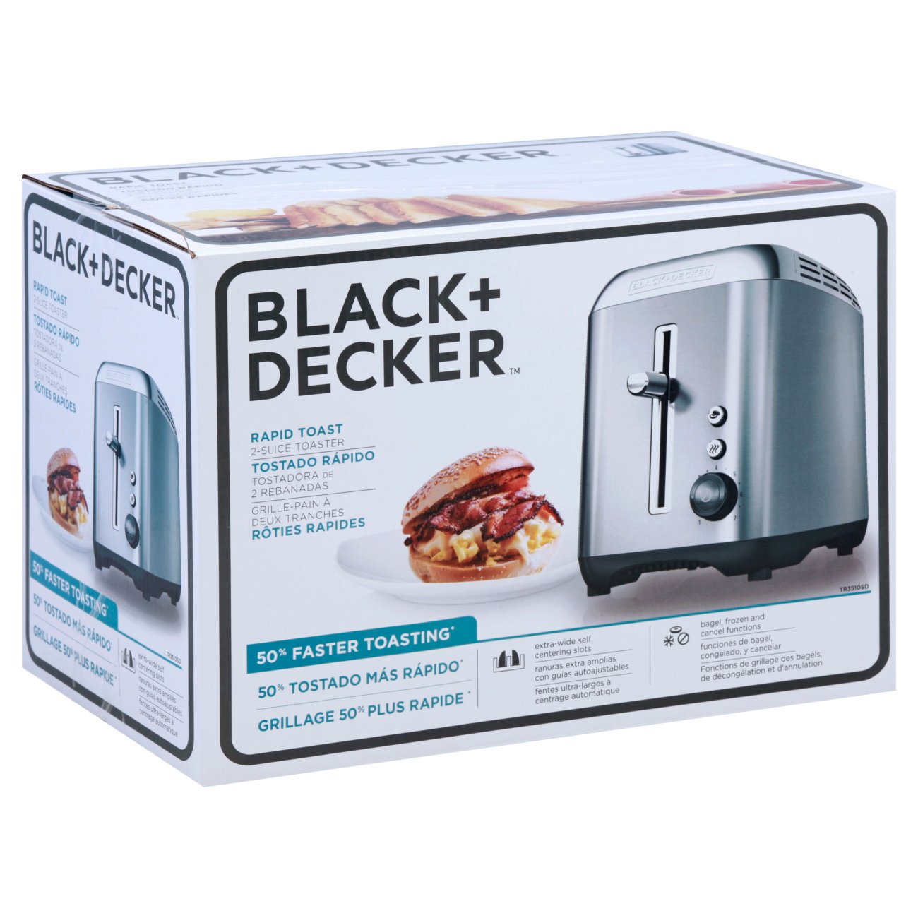 Black & Decker Stainless Steel 2slice Rapid Toaster Shop Toasters at