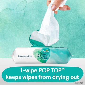 Pampers Aqua Pure Baby Wipes 2 pk