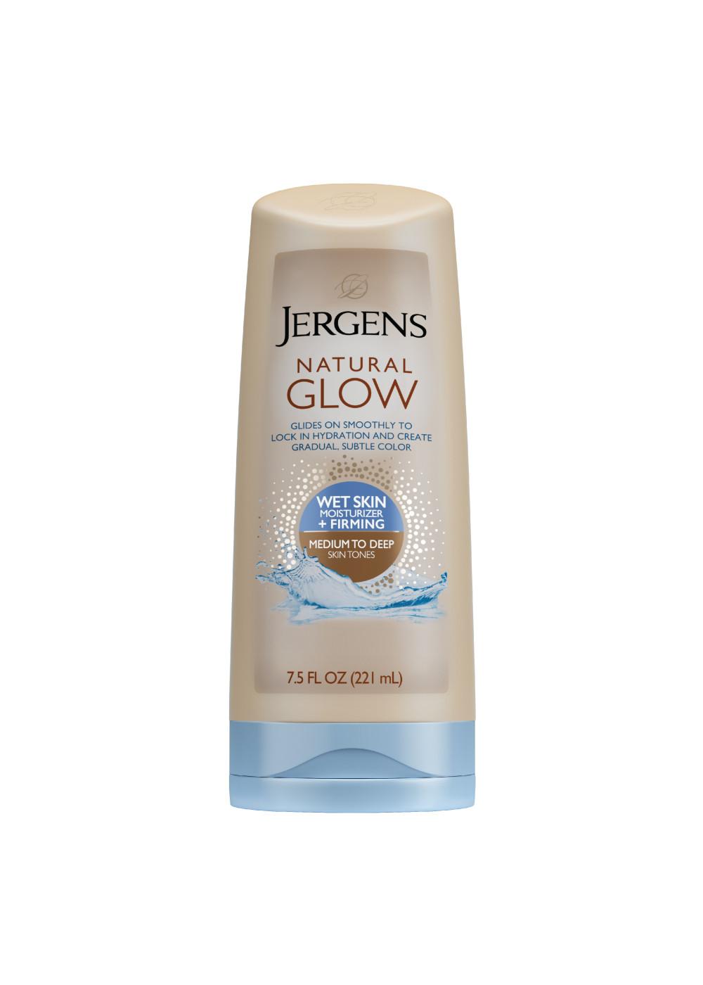 Jergens Natural Glow + Firming In-shower Self Tanner Lotion - Medium to Deep; image 1 of 9