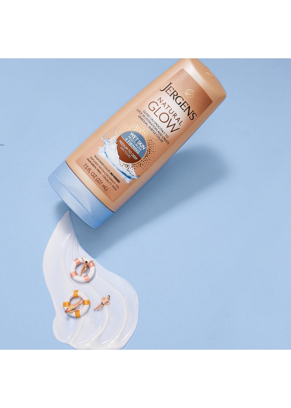 Jergens Natural Glow + Firming Inshower Self Tanner Lotion Medium to Deep Shop Body lotion