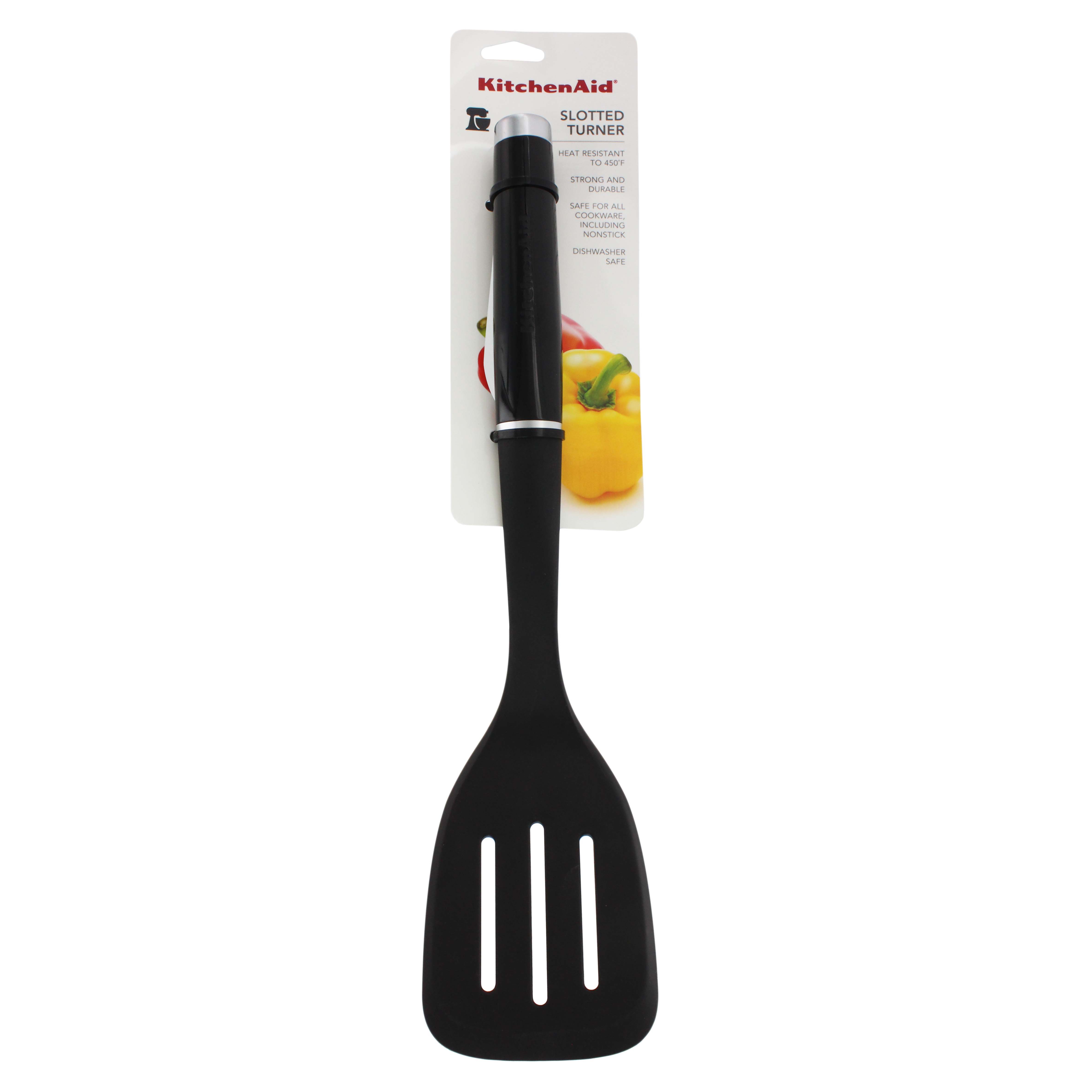 KitchenAid Black Nylon Slotted Turner - Shop Utensils & Gadgets at H-E-B