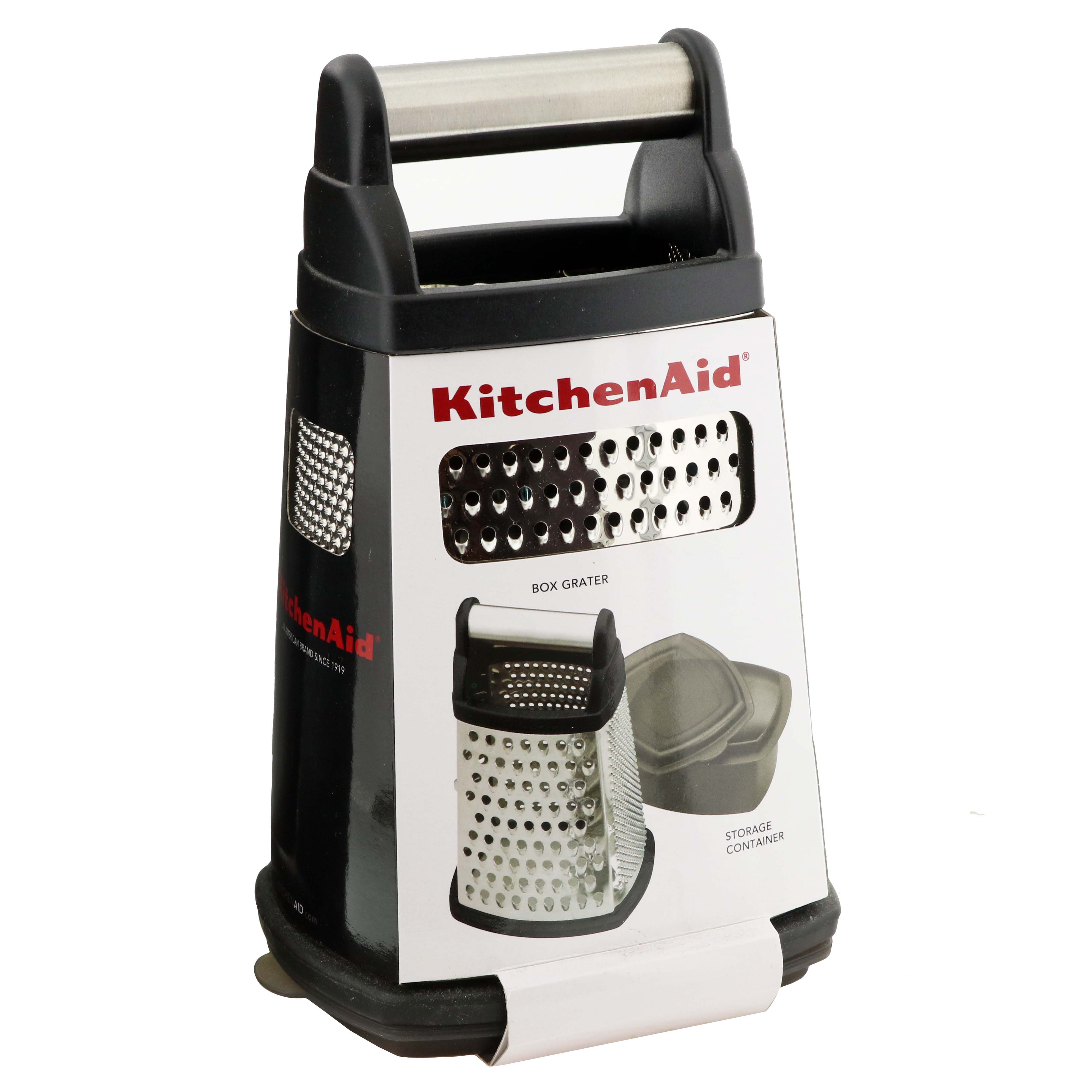 KitchenAid Black Box Grater with Covered Container Shop Utensils