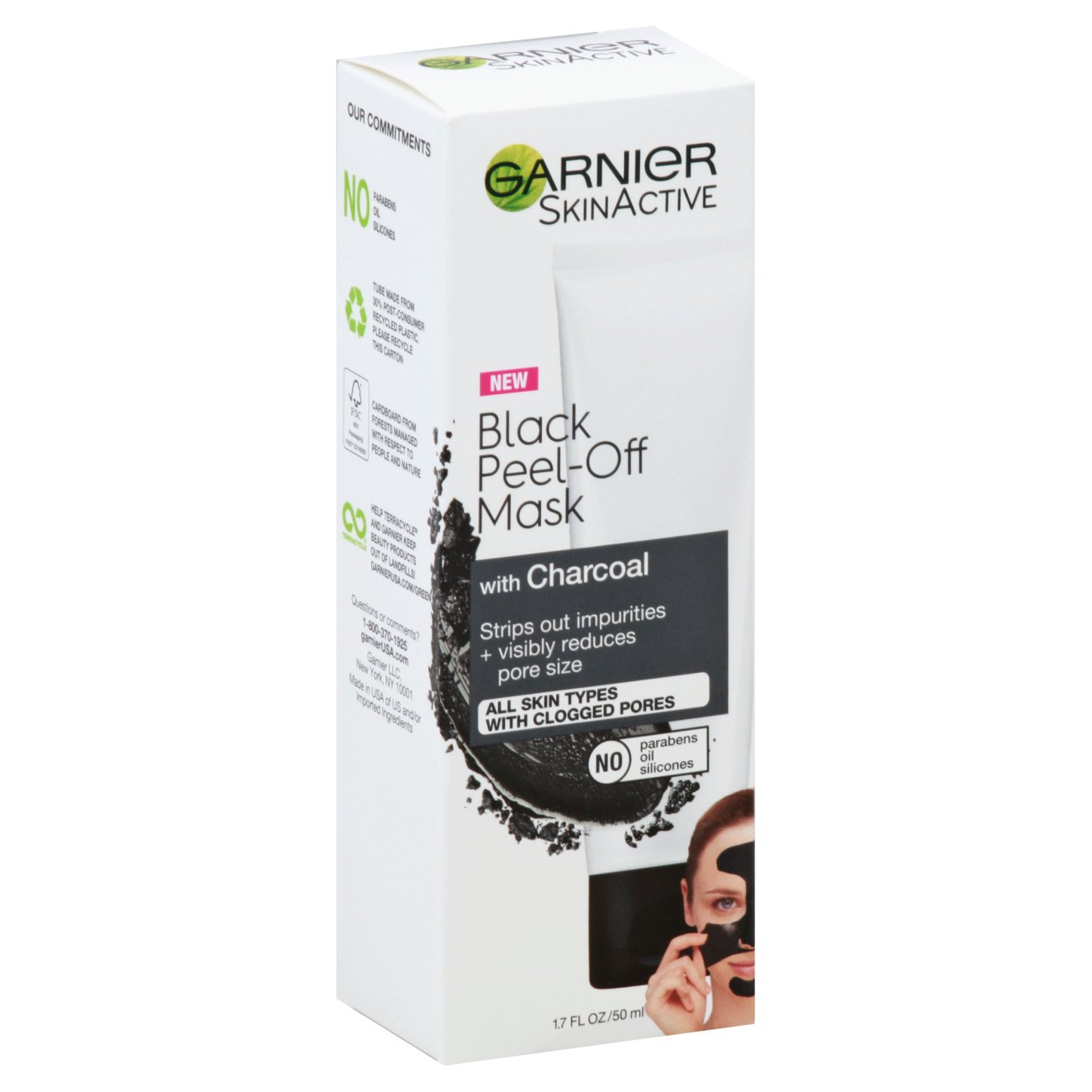 black peel off mask