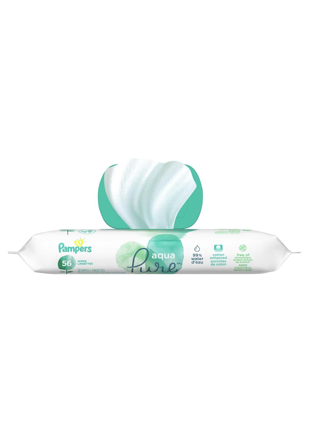 Pampers Aqua Pure Sensitive Baby Wipes 1X Pop-Top; image 1 of 10