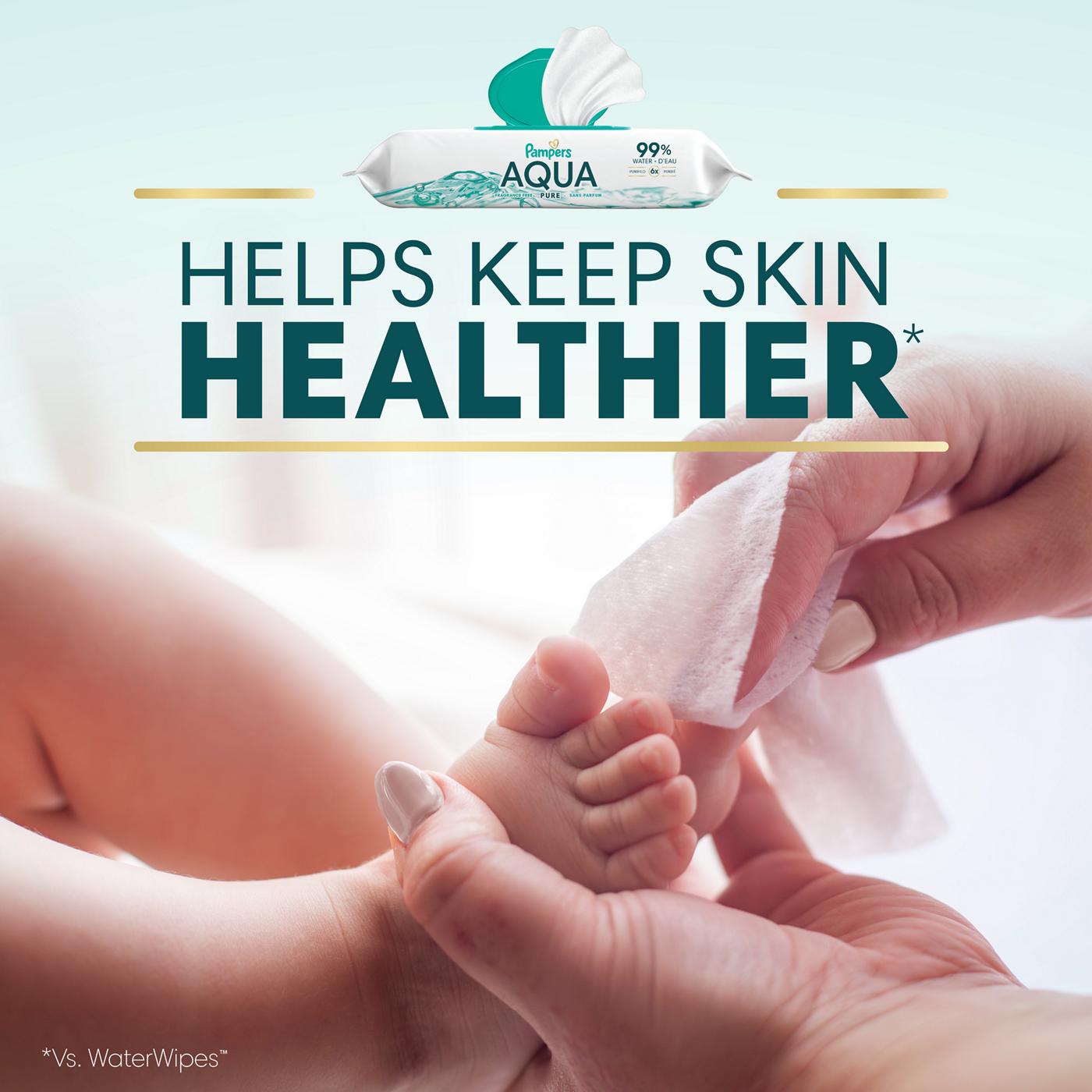 Pampers Aqua Pure Sensitive Baby Wipes, 1 pk; image 4 of 10