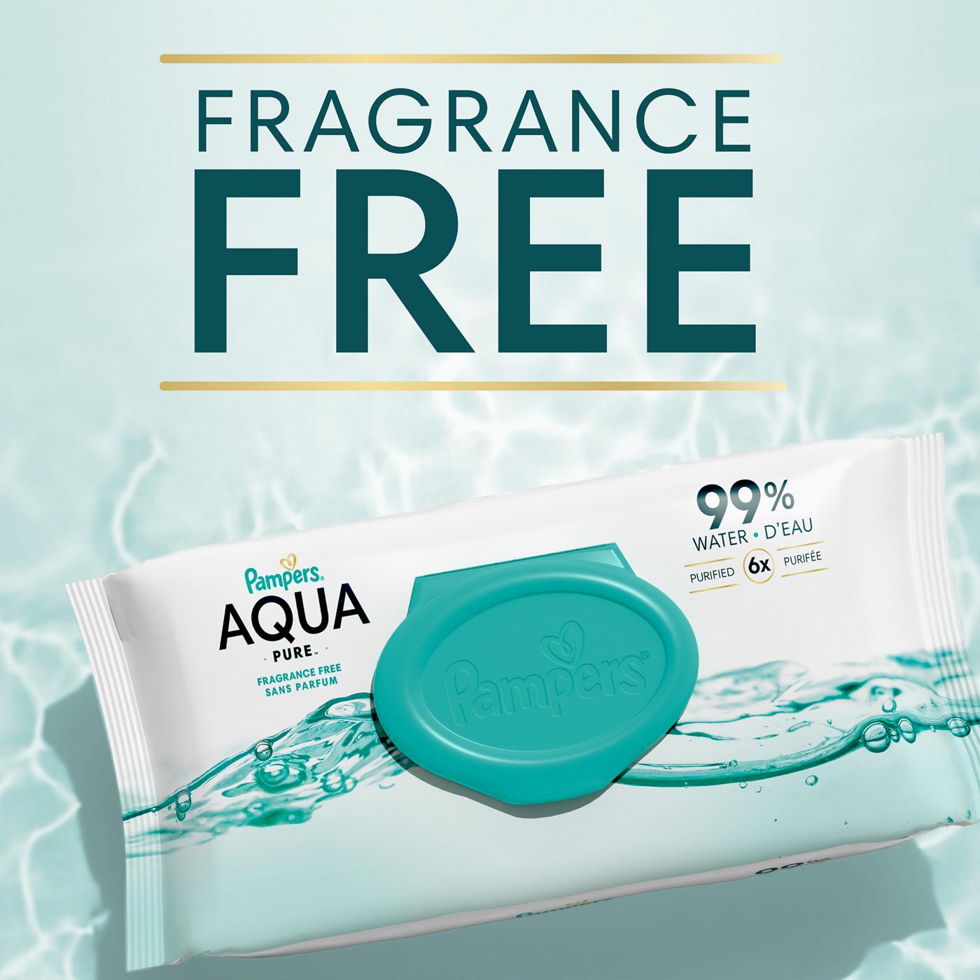 Pampers Aqua Pure Sensitive Baby Wipes, 1 pk; image 9 of 10